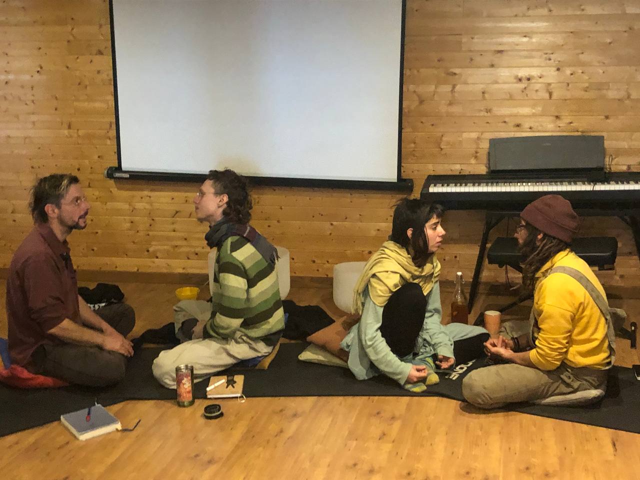 Participants connecting during the seminar