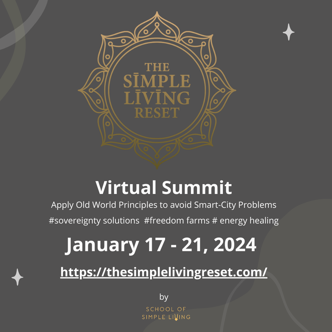 The Simple Living Reset Virtual Summit — January 17–21, 2024